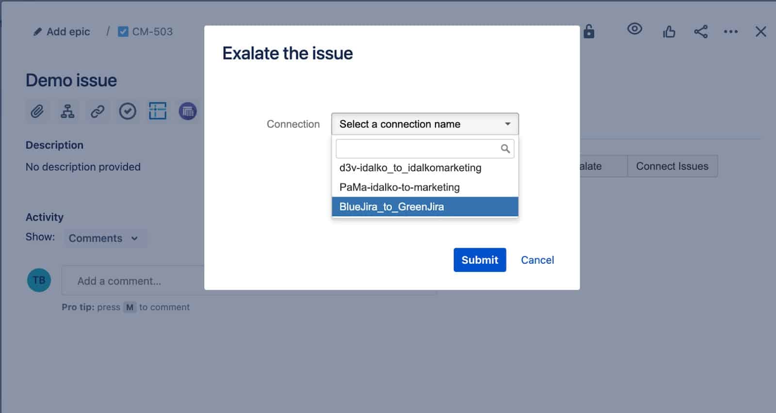 sync jira issues