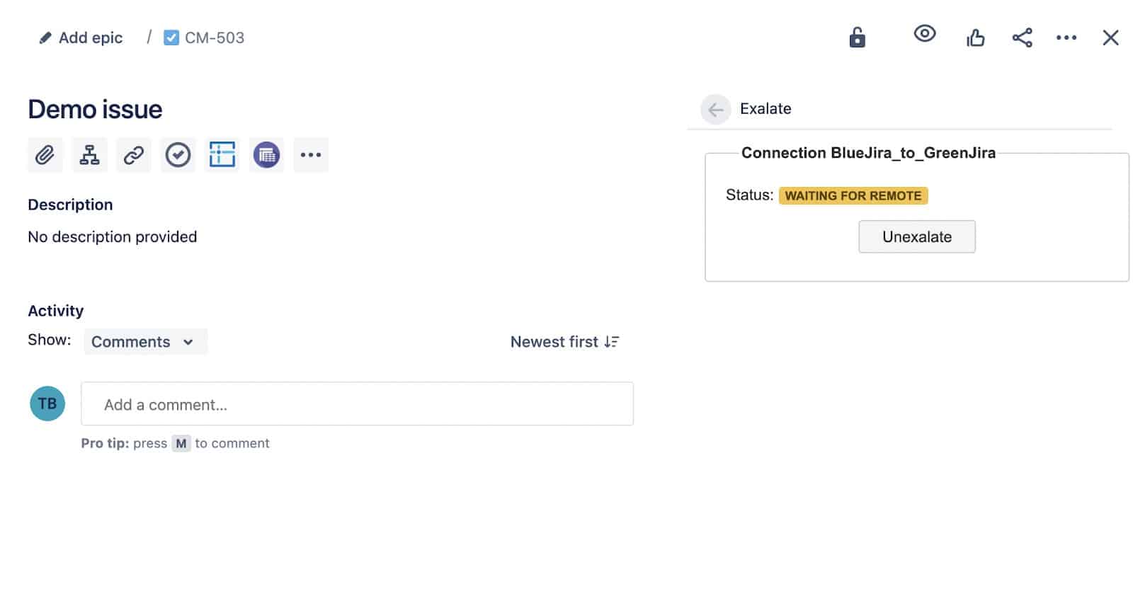 syncing jira issues