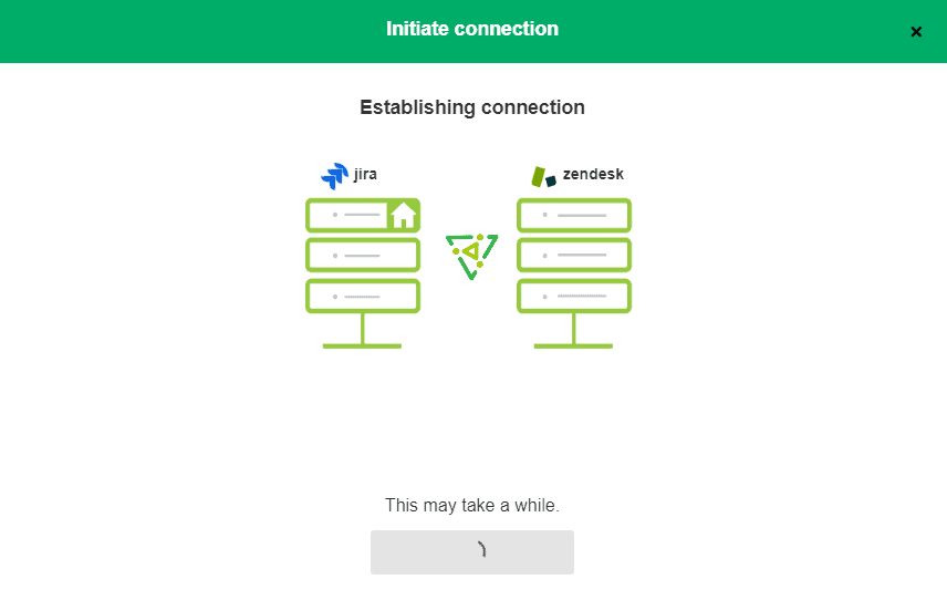 initiate connection between jira and zendesk
