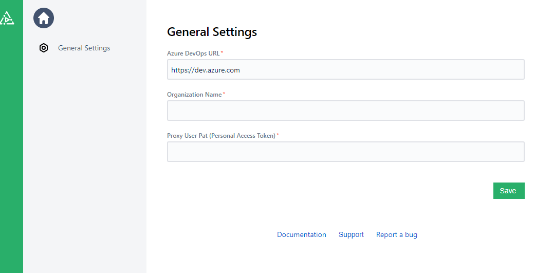 azure devops integration settting