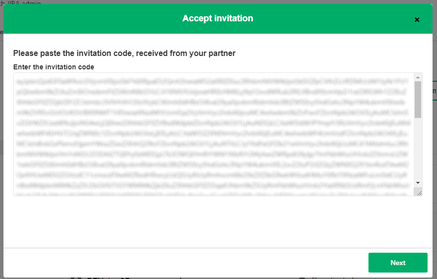 accept invitation for a jira server cloud integration