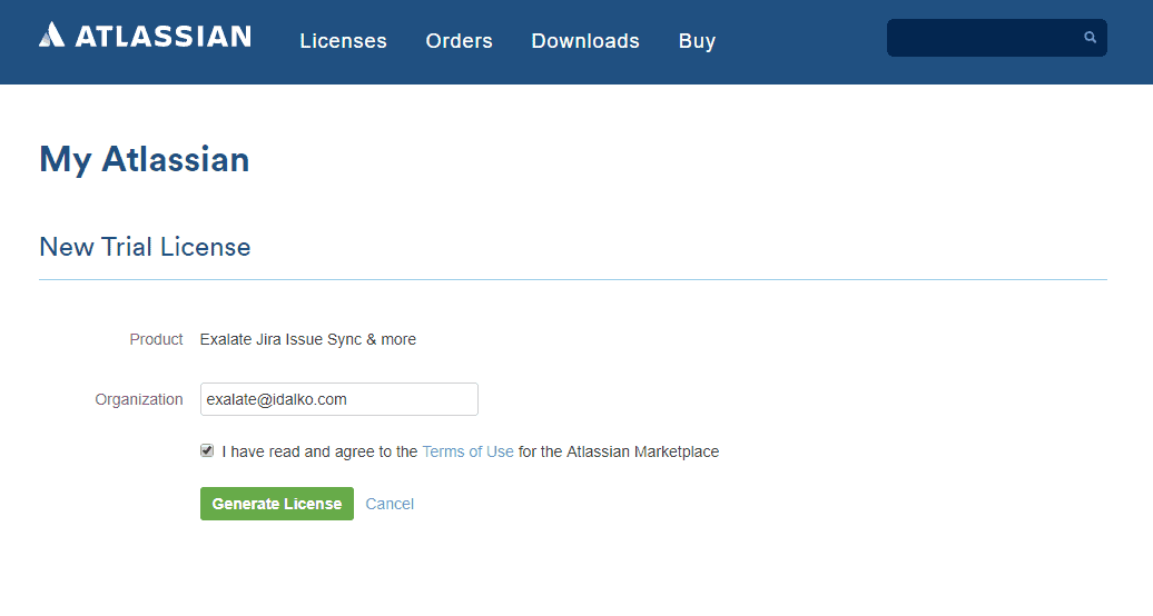Exalate license for Jira Server