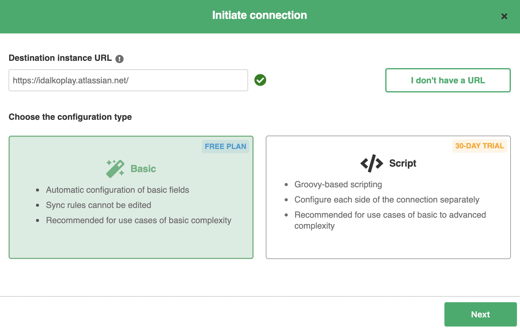 jira salesforce configuration modes