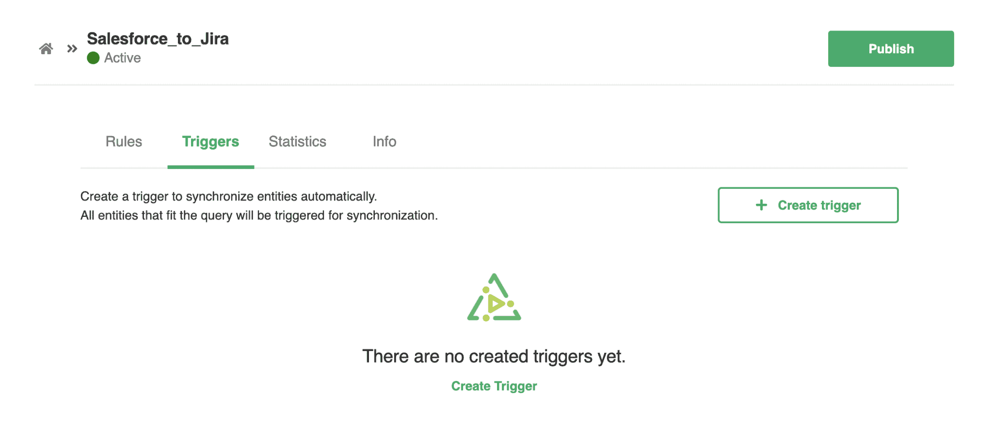 Jira Salesforce sync triggers